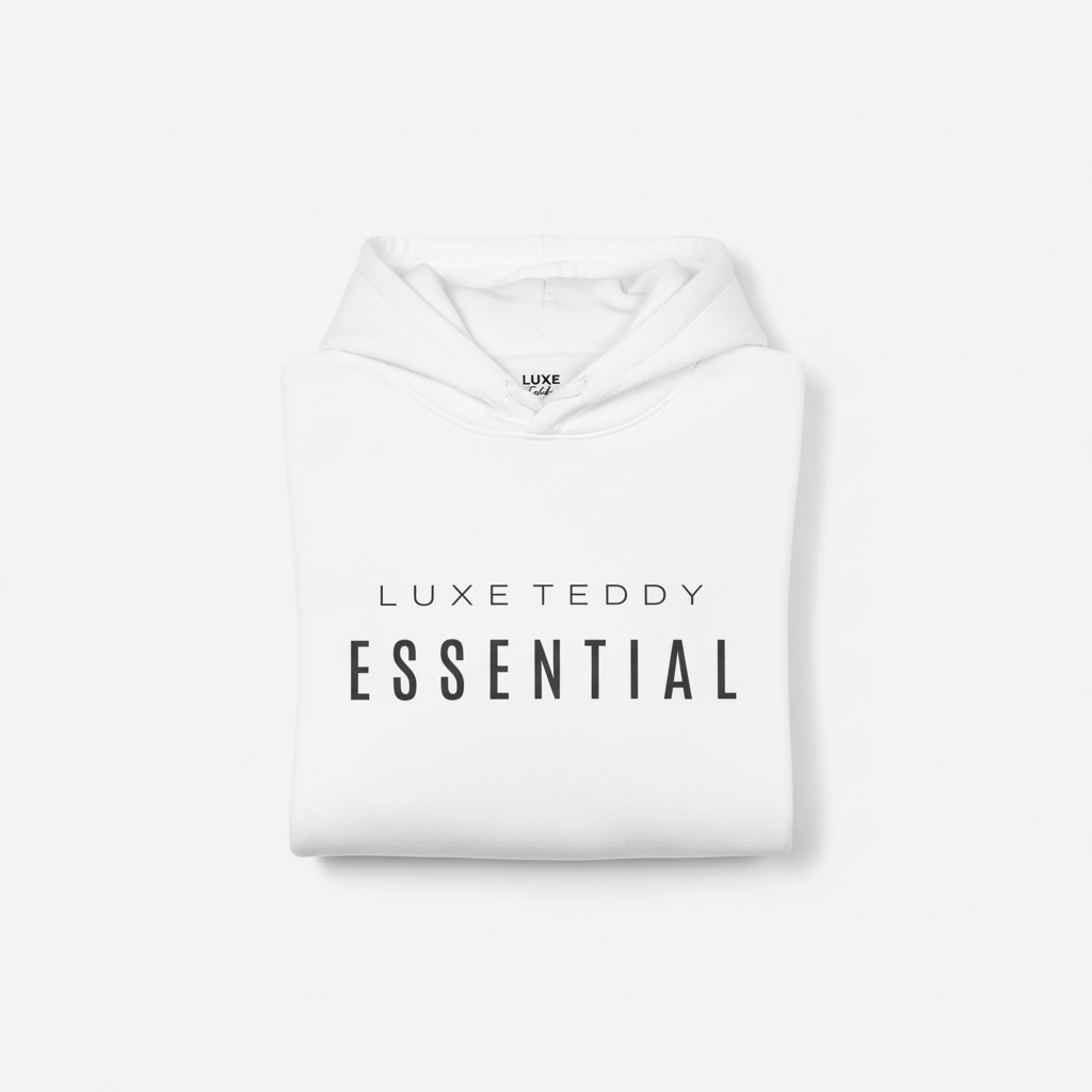Luxe Teddy Essential Hoodie with Side Pockets
