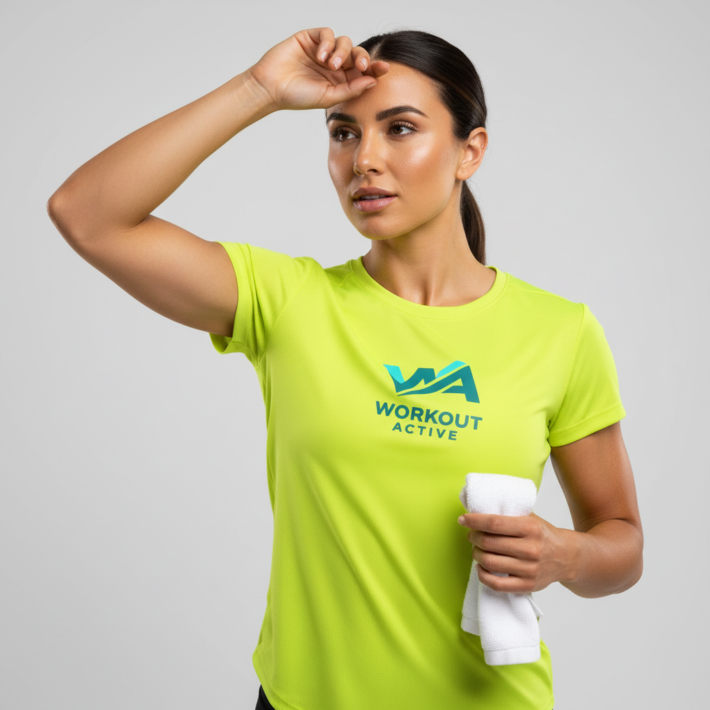 Workout Active Performance T-Shirt | Neon Yellow