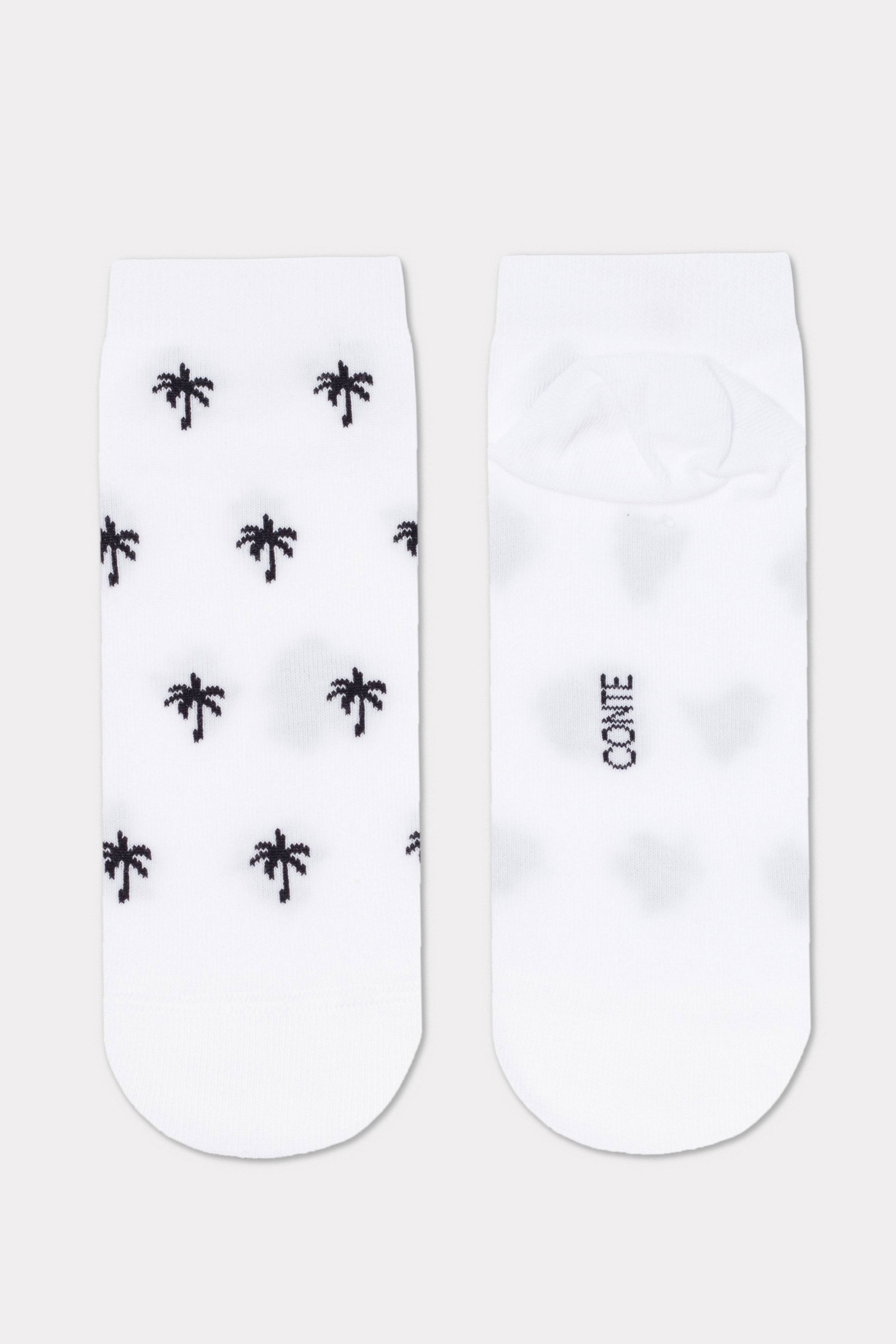 Cotton Ankle Socks Conte Active Palm Trees 589