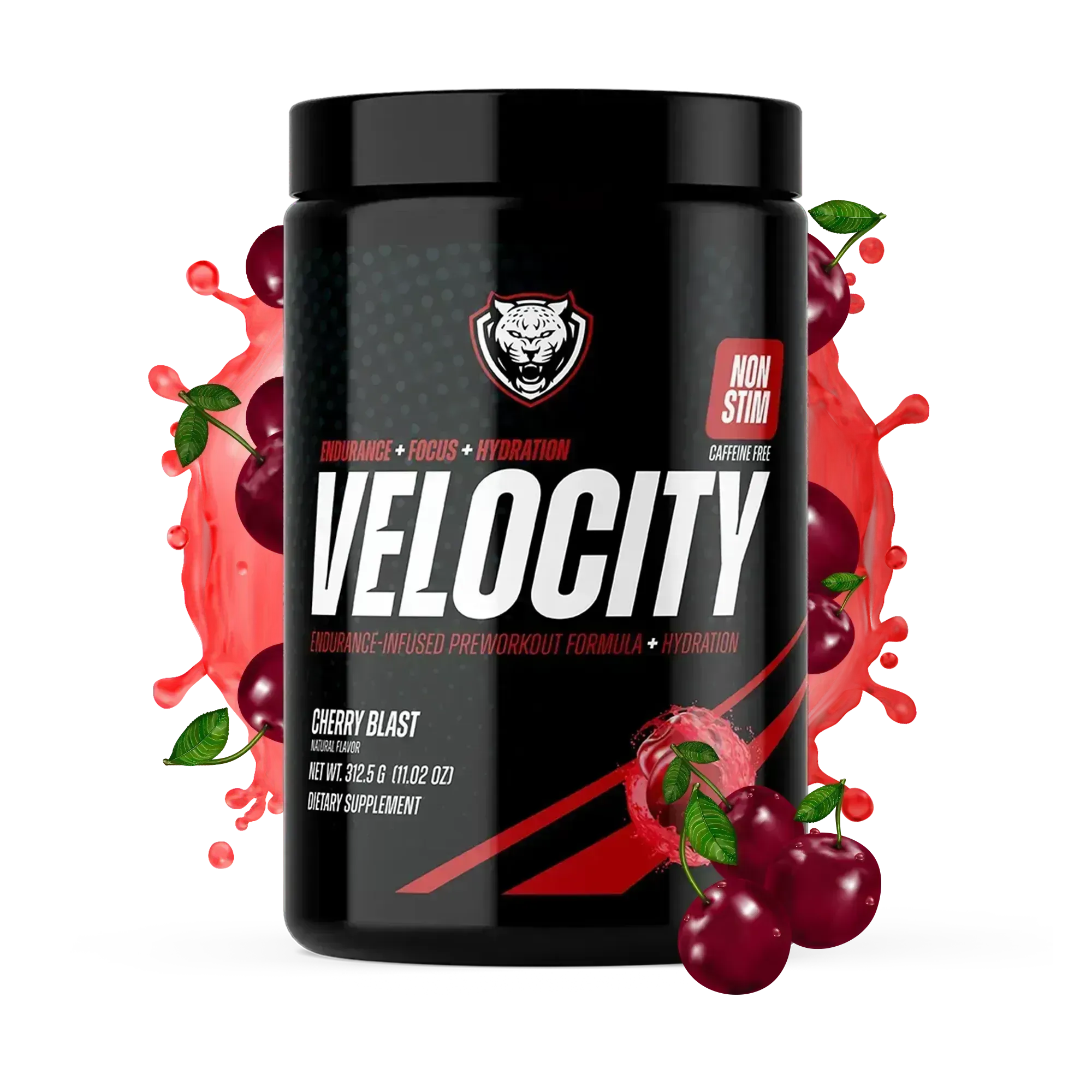 VELOCITY Pre-Workout Formula (NO Caffeine PRE!)