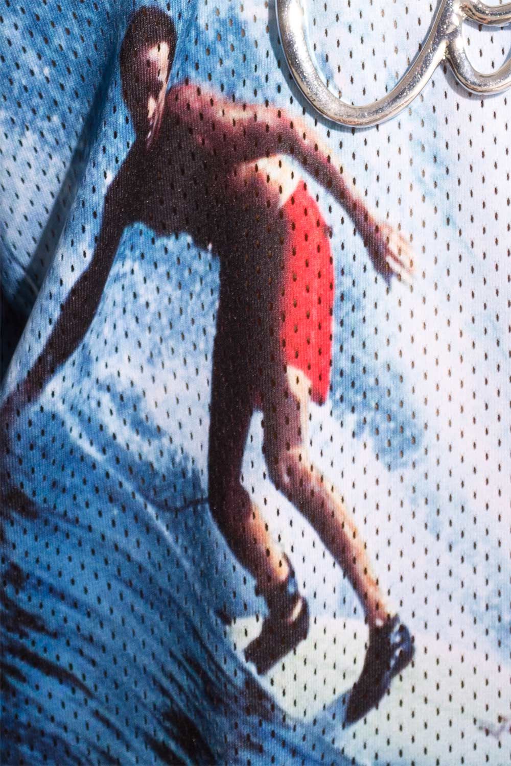 Women's Tank Top with Surf Print