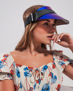 Visor Cap in Blue