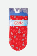Conte Fantasy Socks 122 | New Year's Designs