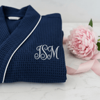 Knee-Length Waffle Women’s Robe