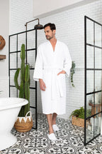 Waffle Spa Men’s Bathrobe