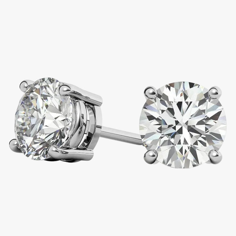 0.50 CTW Lab Diamond (G-VS) Stud Earrings in 14K Gold