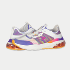 LA Gear Women's Artesia Low Top Sneaker White/Purple