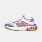 LA Gear Women's Artesia Low Top Sneaker White/Purple