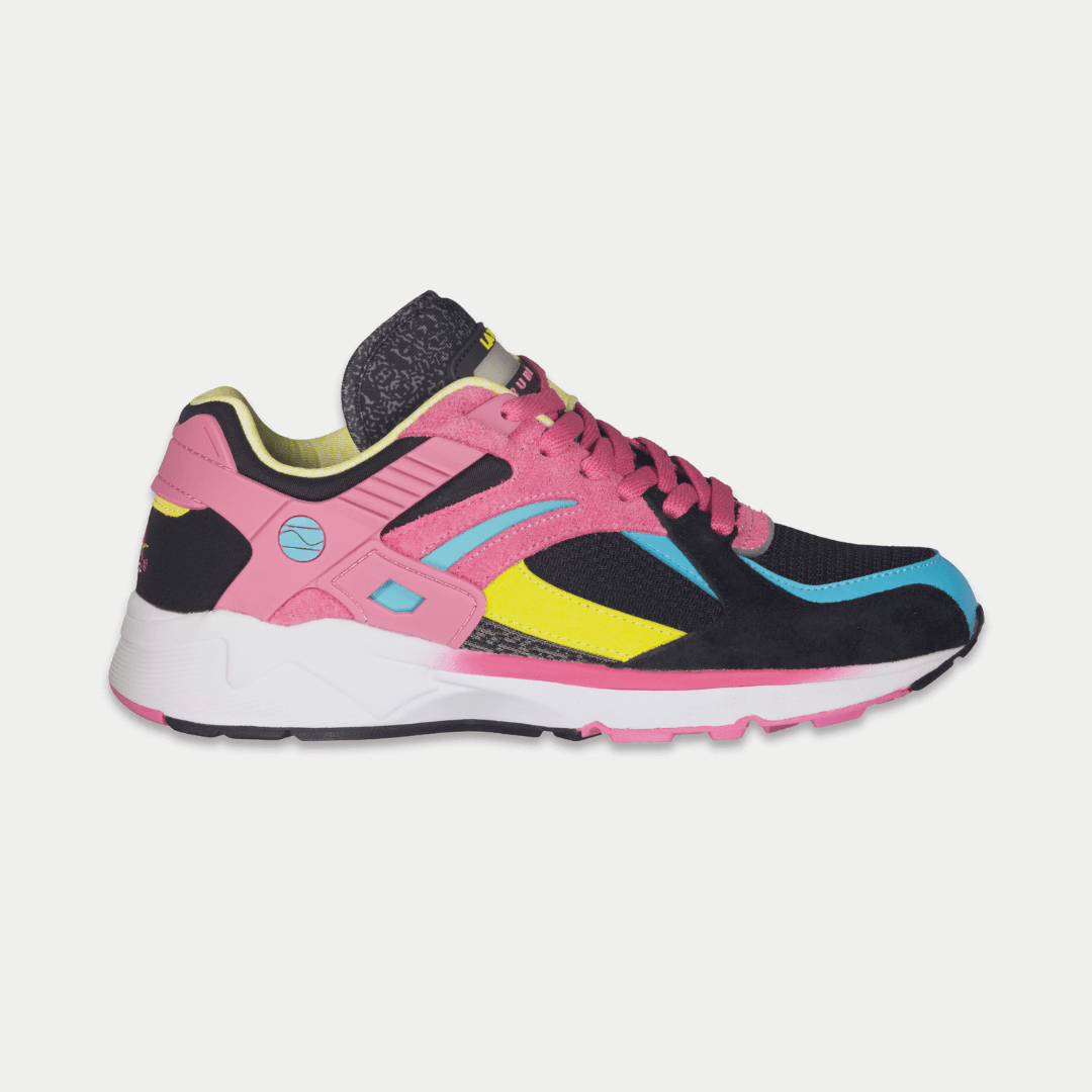 LA Gear Women's Catapult Low Top Sneaker Pink/Black