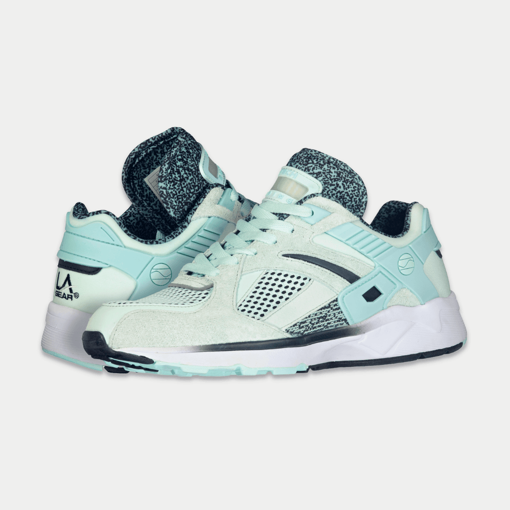 LA Gear Women's Catapult Low Top Sneaker Mint/Black