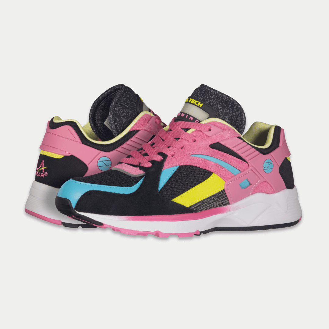 LA Gear Women's Catapult Low Top Sneaker Pink/Black