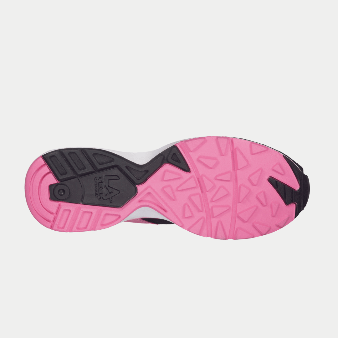 LA Gear Women's Catapult Low Top Sneaker Pink/Black