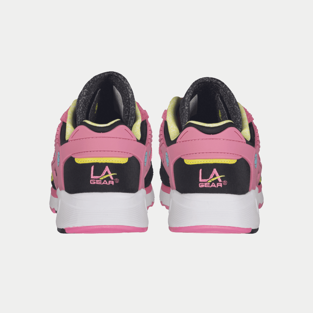 LA Gear Women's Catapult Low Top Sneaker Pink/Black