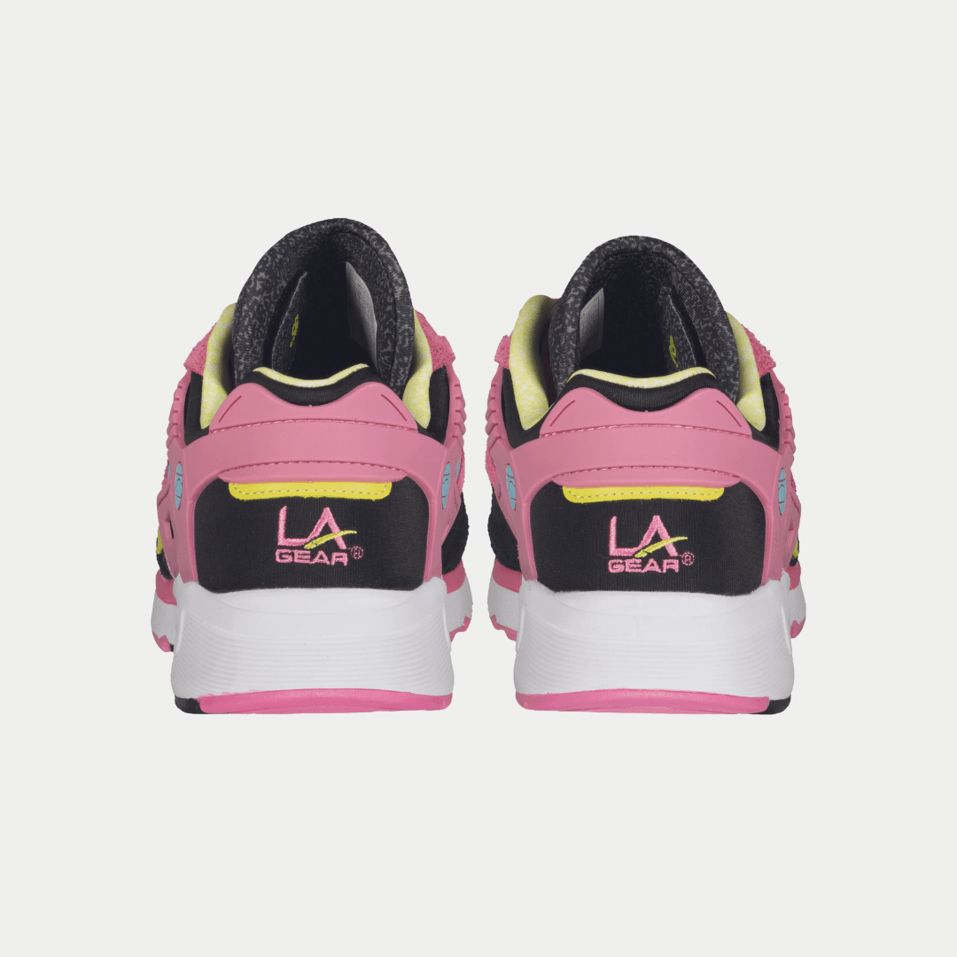 LA Gear Women's Catapult Low Top Sneaker Pink/Black