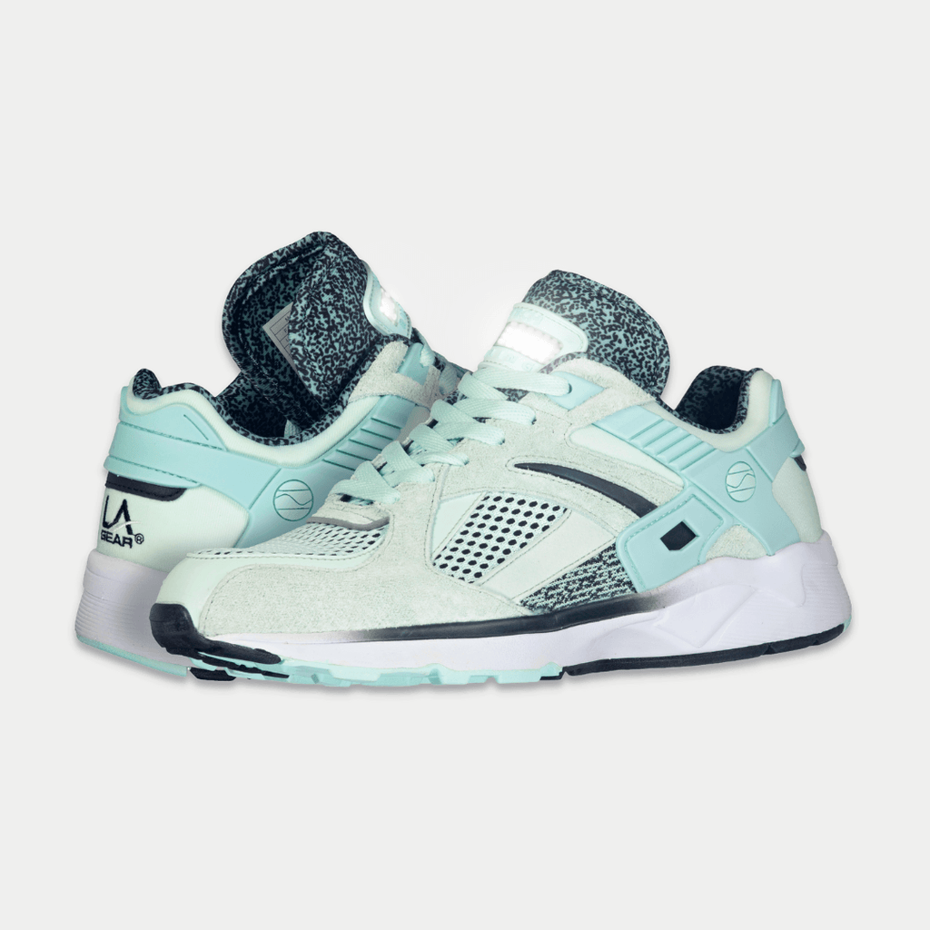 LA Gear Women's Catapult Low Top Sneaker Mint/Black