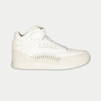 LA Gear Women's Hightop Sneaker Flame White