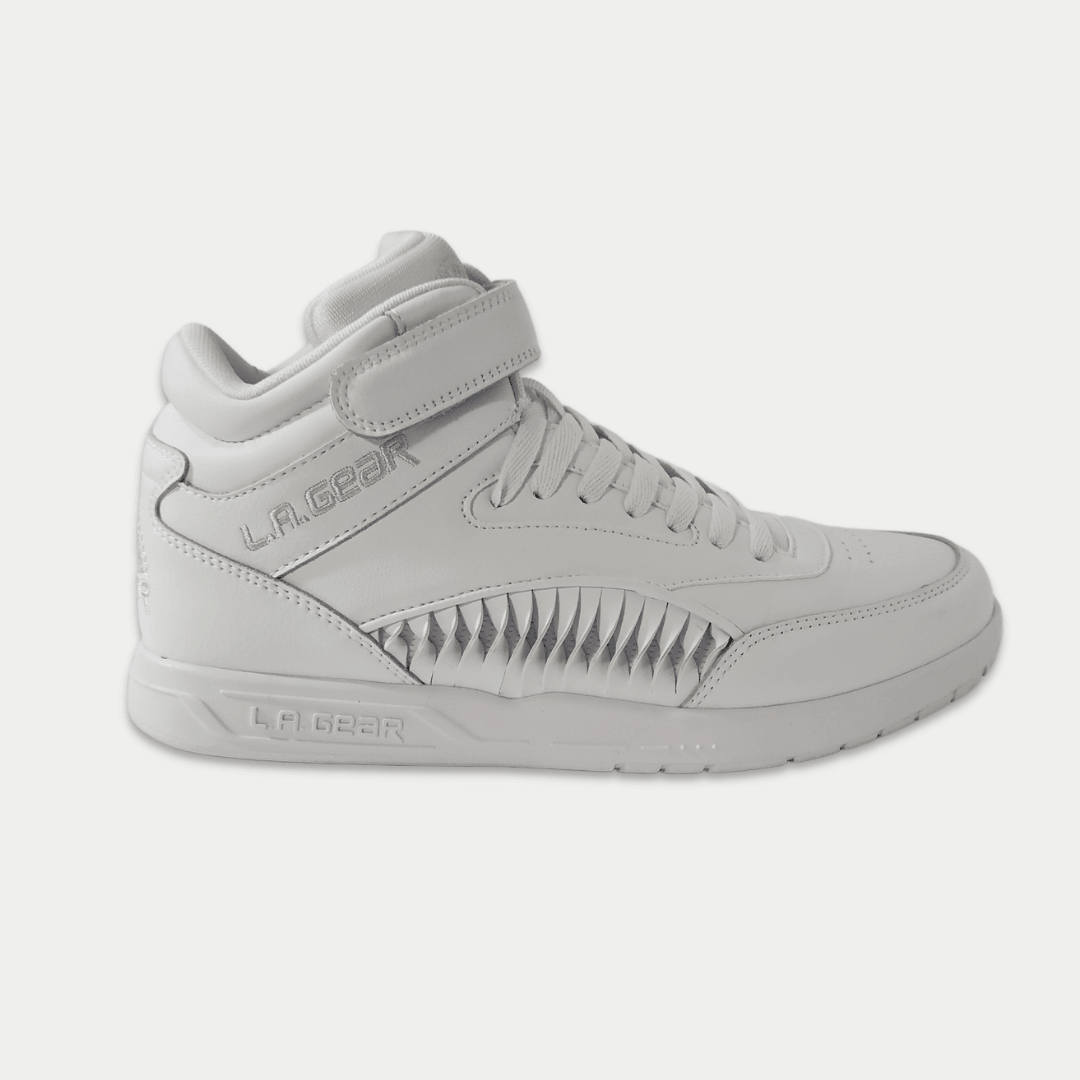 LA Gear Women's Flame High Top Sneaker White