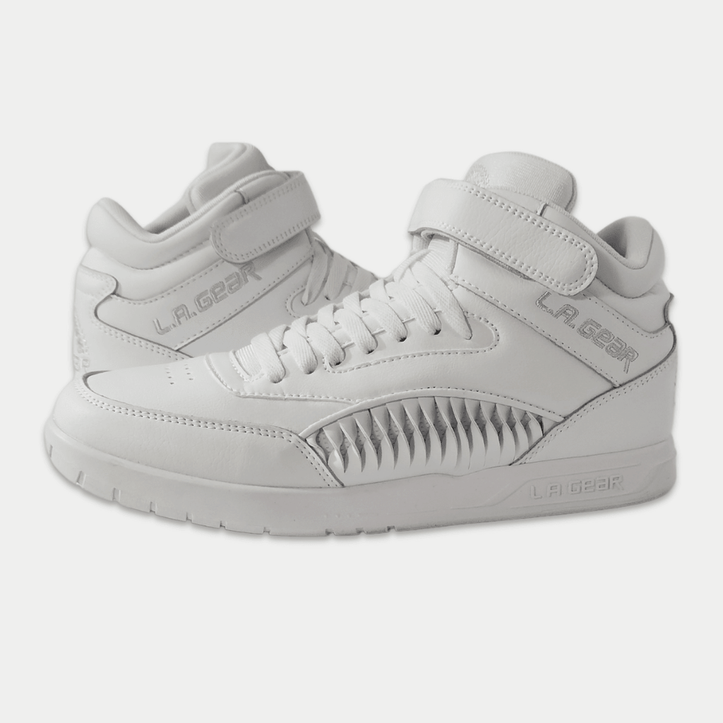 LA Gear Women's Flame High Top Sneaker White