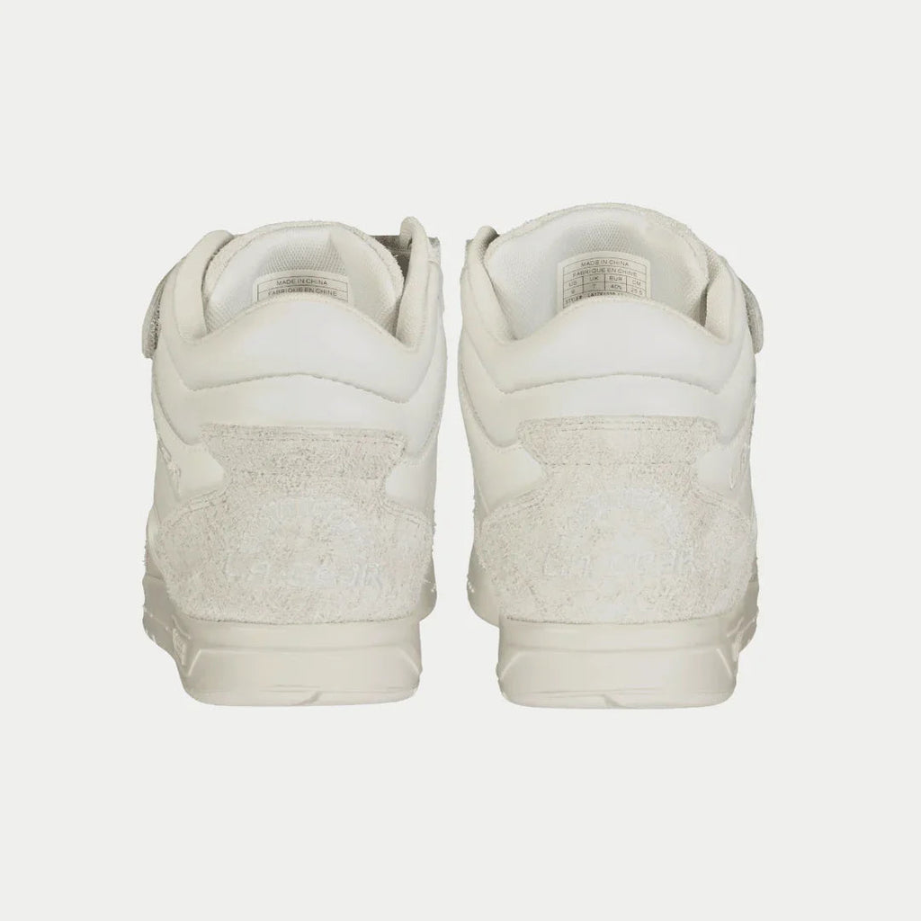 LA Gear Women's Hightop Sneaker Flame White