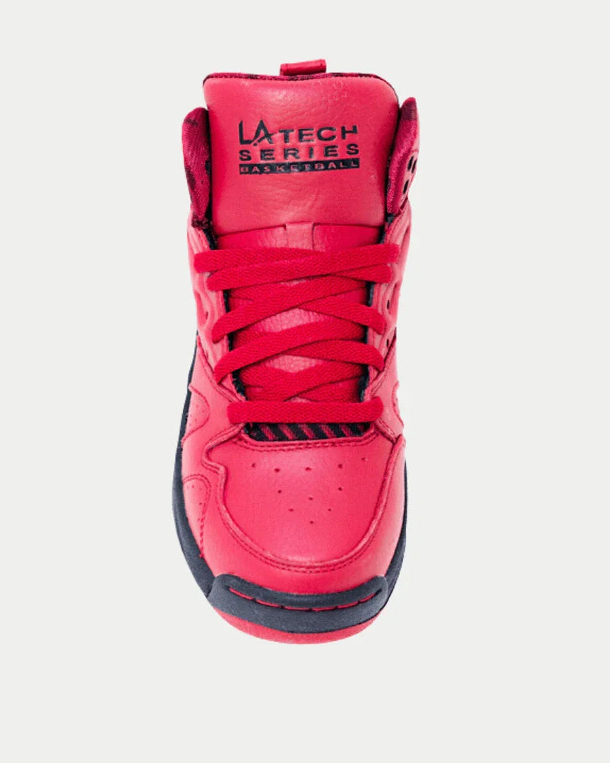 LA Gear Women's Vintage Hightop Sneaker LA TECH Red