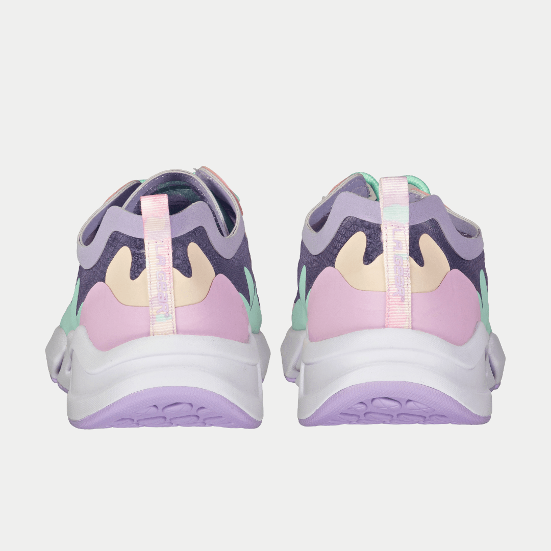 LA Gear Women's Mid-City Low Top Sneaker Lavender/Pink