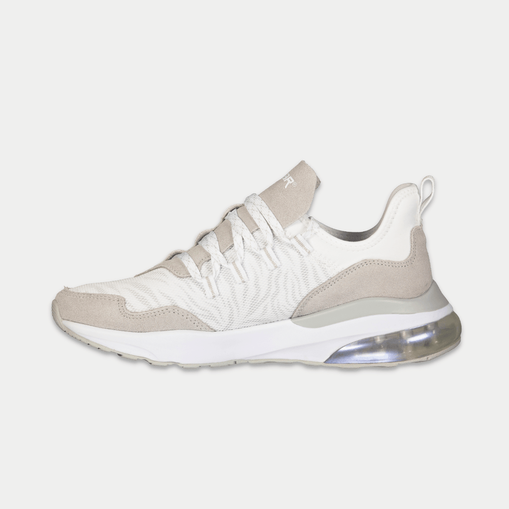 LA Gear Women's Runyon Low Top Sneaker White/Grey