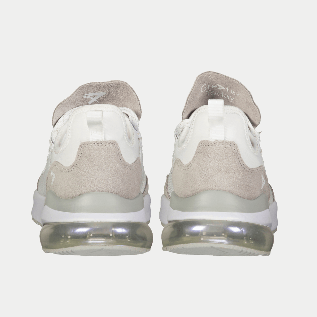 LA Gear Women's Runyon Low Top Sneaker White/Grey
