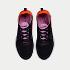 LA Gear Women's Tarzana Low Top Sneaker Black/Orange