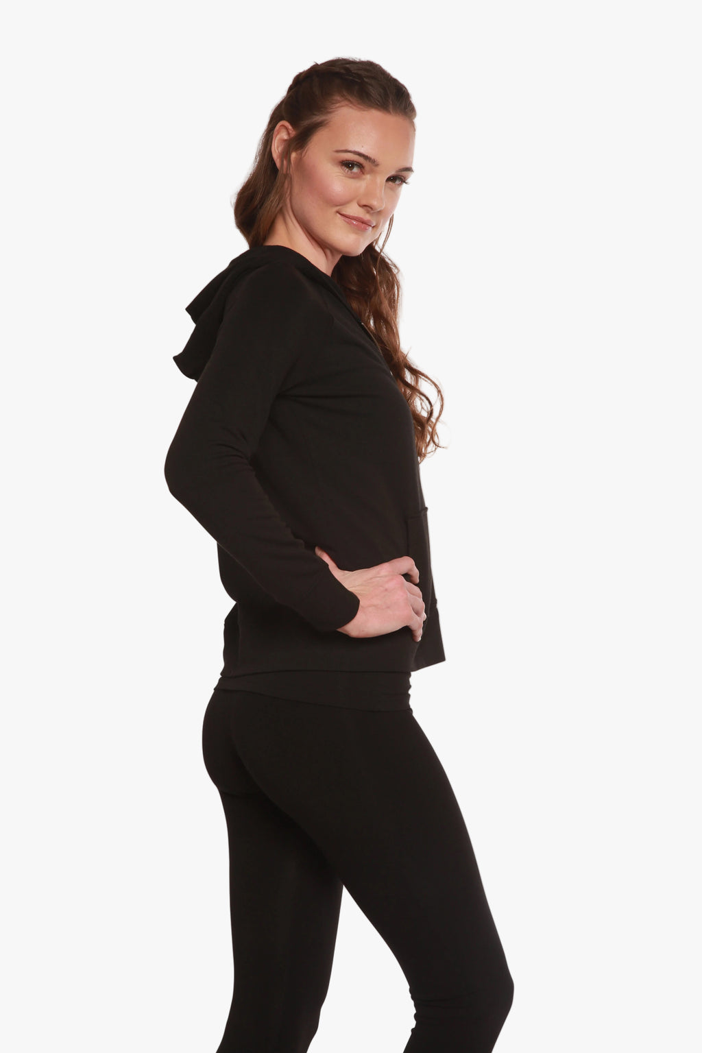 Women's Bamboo French Terry Zip Hooded Sweatshirt