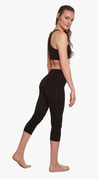 Women's Bamboo Viscose/Cotton Capri Style Leggings