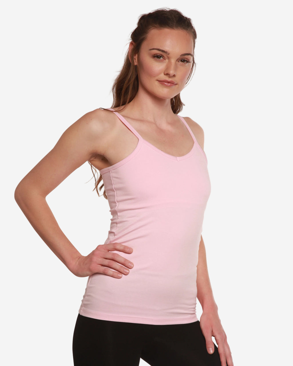 Women's Bamboo/Cotton Camisole with Shelf Bra