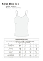 Women's Bamboo/Cotton Camisole with Shelf Bra