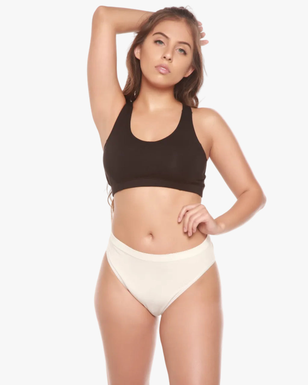 Women's Bamboo/Cotton High Leg Brief Style Underwear