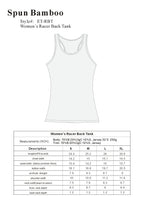 Women's Bamboo/Cotton Racer Back Tank Top