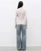 Women's Long Sleeve O-Neck Slim Fit Basic T-Shirt "Urban Simplicity"