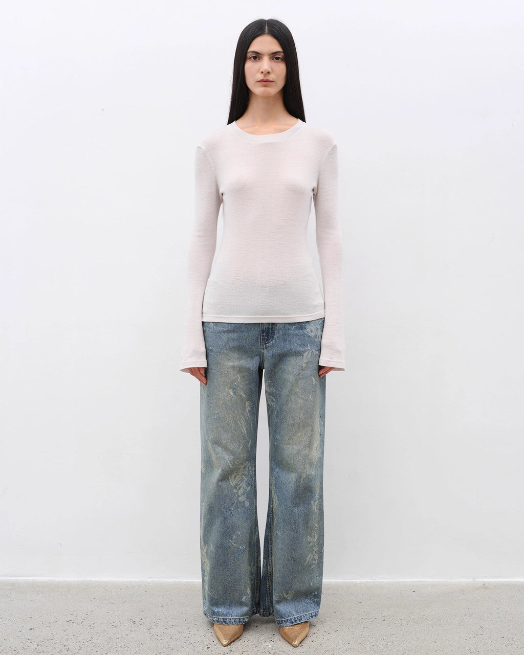 Women's Long Sleeve O-Neck Slim Fit Basic T-Shirt "Urban Simplicity"