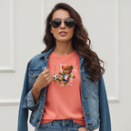 Women’s Premium Organic T-Shirt with Teddy's World Cup '26 Bold Print | Limited Edition