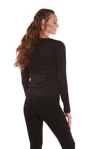 Women's Scoop Neck 100% Bamboo Viscose Long Sleeve Shirt