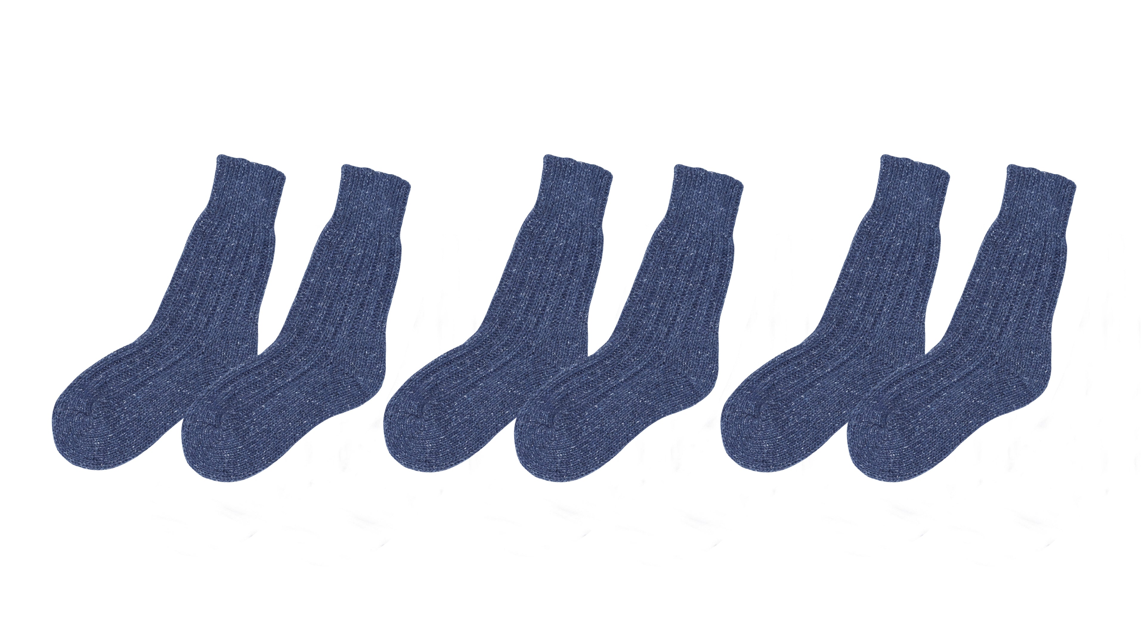 Tittimitti® Wool-Silk Blend Men's Socks | 3 Pairs