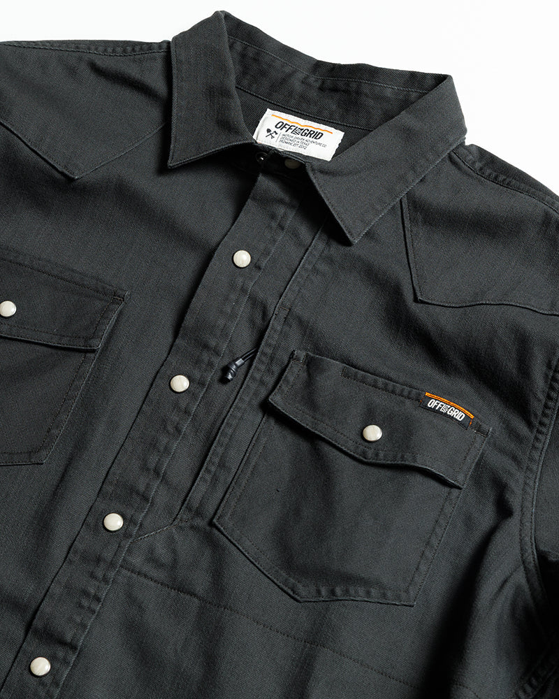Earl Denim Shirt | Vintage Black