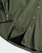 Earl Denim Shirt | Dusty Olive