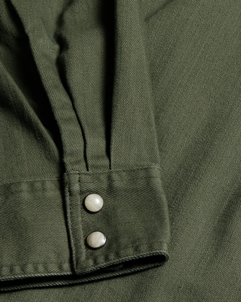 Earl Denim Shirt | Dusty Olive