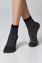 Shimmering Socks Conte Fantasy with "Hearts" Designs