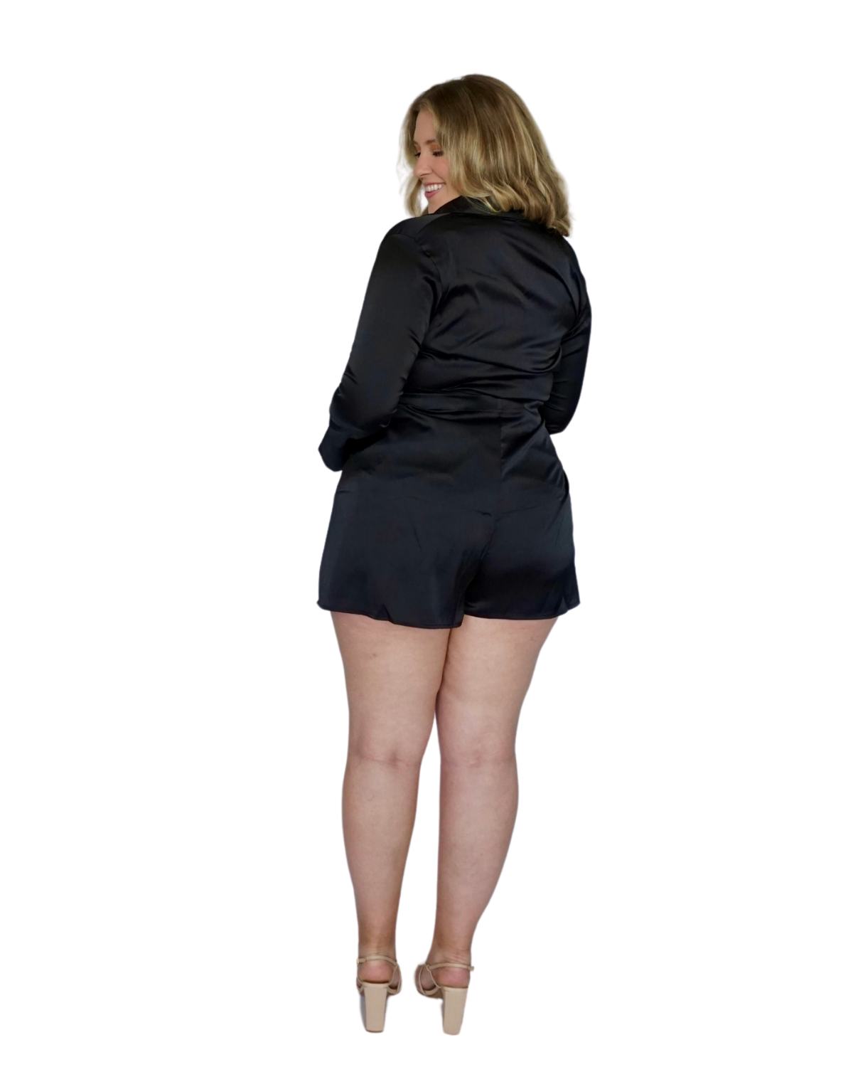 Blazer Top Viscose Satin