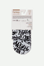 Socks Conte Fantasy with Graffiti Pattern