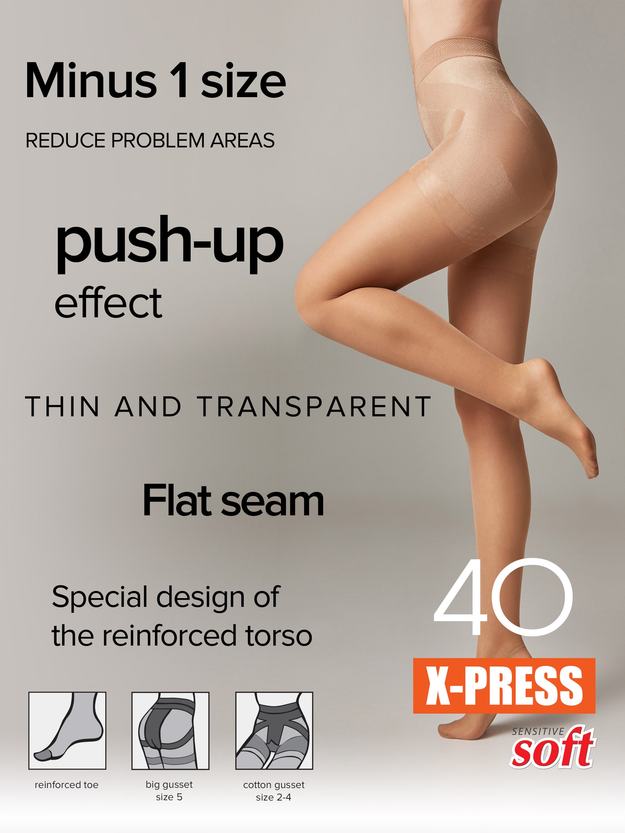 Conte Tights X-Press Body Shaping 40 Den