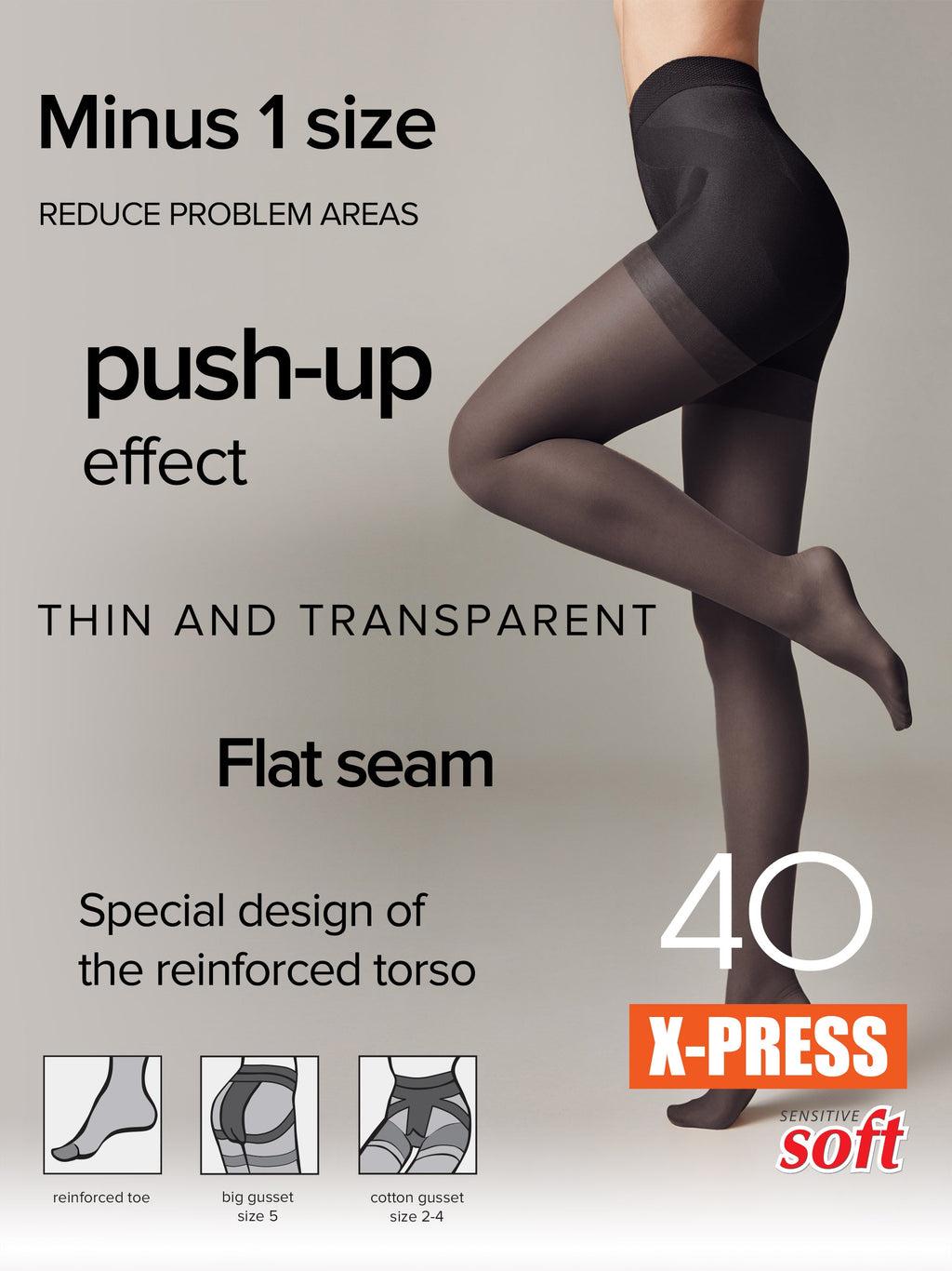 Conte Tights X-Press Body Shaping 40 Den