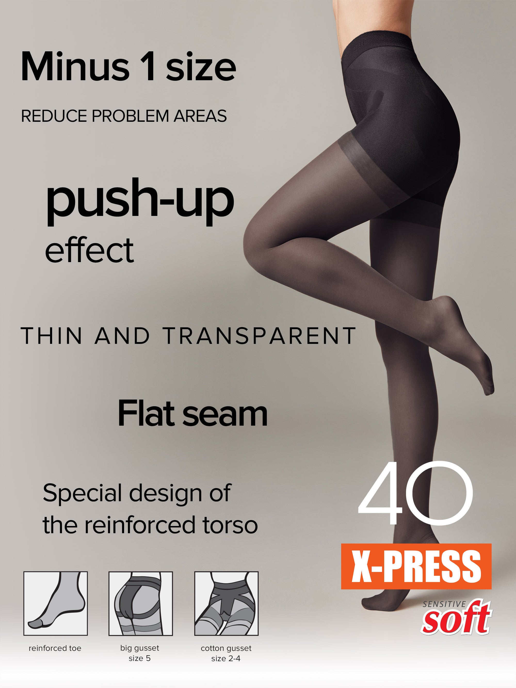 Conte Tights X-Press Body Shaping 40 Den