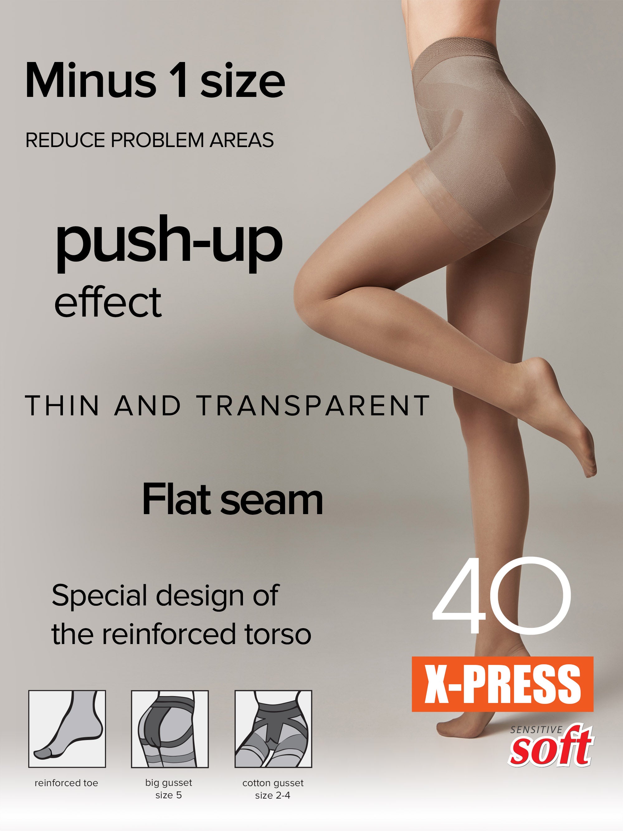 Conte Tights X-Press Body Shaping 40 Den