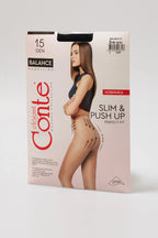 Tights Conte Balance 15 Den Push-Up Effect